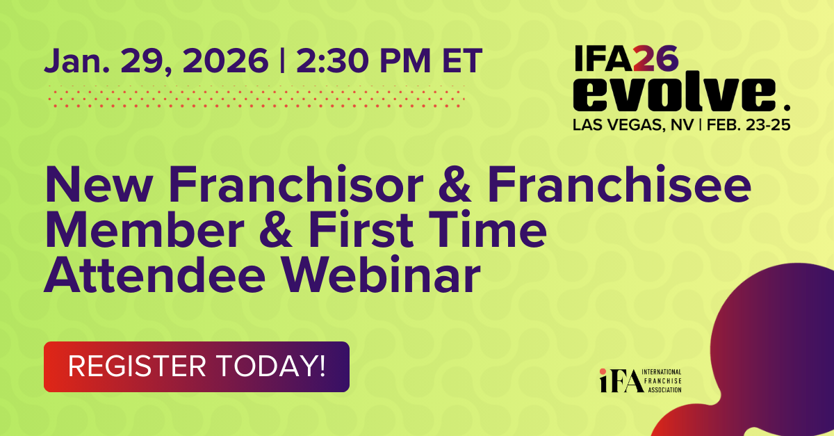 Webinar | Pre-Con Webinar: New Franchisor & Franchisee Members/1st-Time Attendees